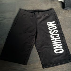 Excellent condition black Moschino shorts